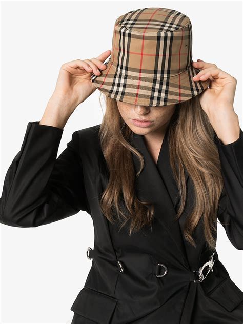 burberry bucket hat damen|burberry bucket hats for women.